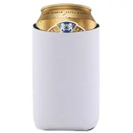 Custom Neoprene 330ml Beverage Chiller Solid White